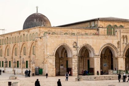 The Al Aqsa Mosque is a well-known mosque in Israel that showcases Islamic heritage, art, and devotion.