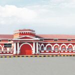 Image of the beautiful Nagpur Central Museum in Maharashtra