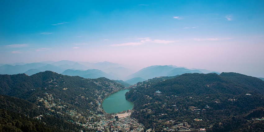 A glimpse of “Lifeline of Nainital”, the Nainital Lake or just “Naini Lake” in Uttarakhand.