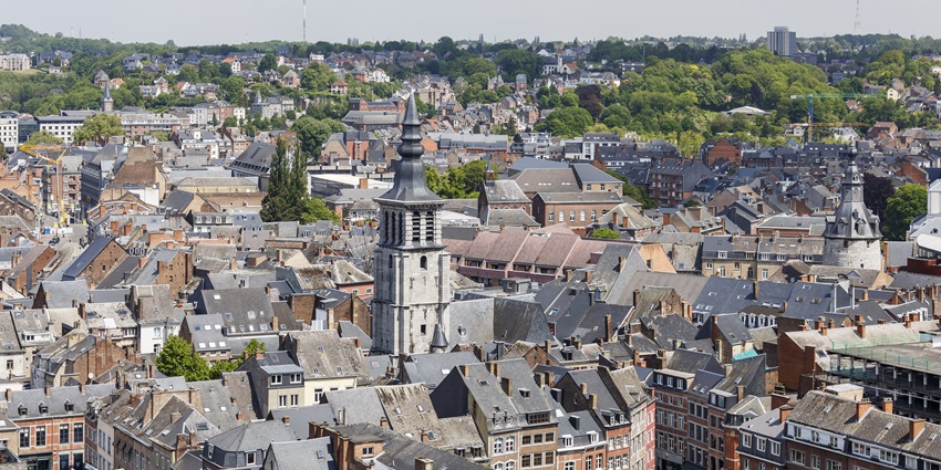 Namur’s citadel overlooking the Meuse and Sambre rivers - one of the places to visit in Belgium.