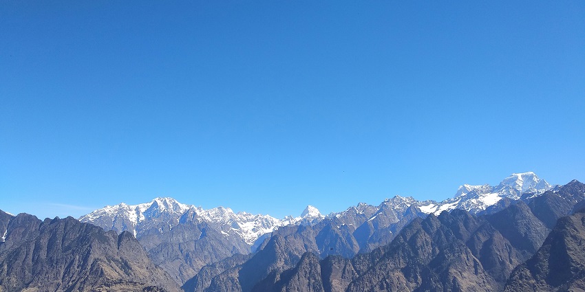 Nanda Devi Peak is one of the best places to visit in Auli in December for travellers.