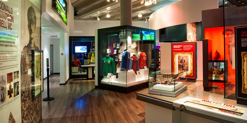 The National Football Museum, a famous place for sports fans to visit in Manchester.