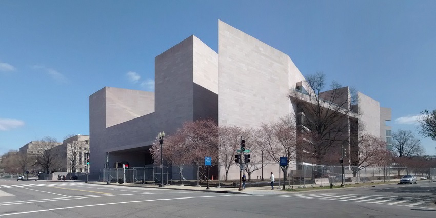 A vibrant view with modern angular design, one of the best places near the National Air and Space Museum