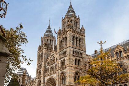 An image of the iconic Natural History Museum, London an iconic destination.