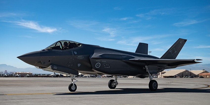 An image of Nellis Air Force Base, a major airport in Las Vegas which is for military operations