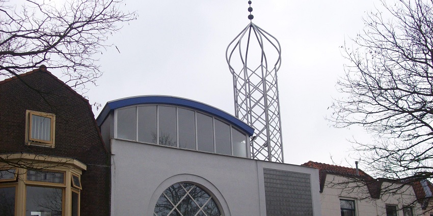 A modern mosque in the Netherlands, known for its community engagement.