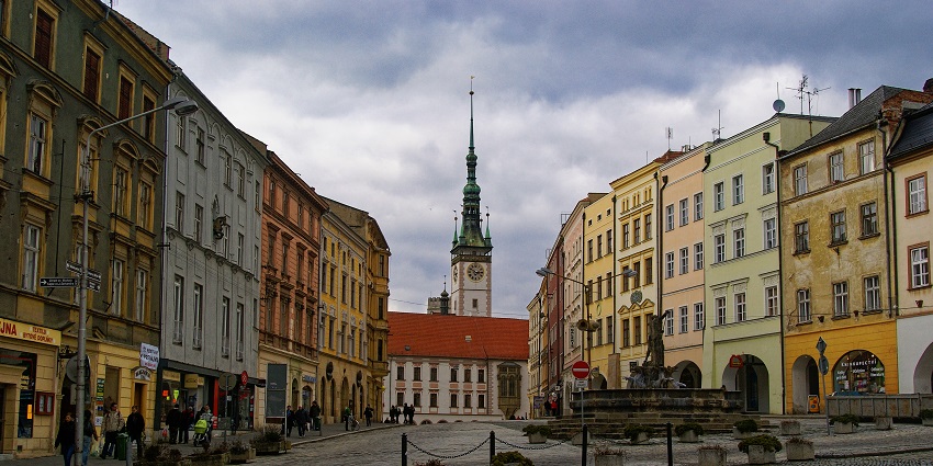 A picture of the Holy Trinity Column in Olomouc, which is one of the best romantic places.