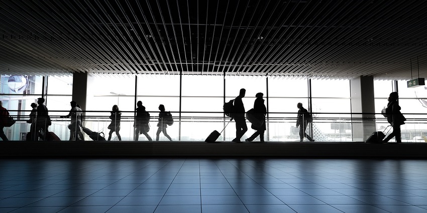 An image of the interior of Orlando Sanford International Airport, a famous airport in Orlando.