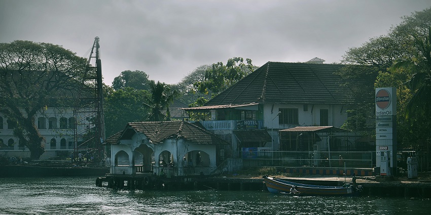 Image of a village near body of water with picturesque views and village houses