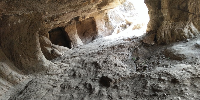 An image of the rock cut caves, standing straight since the ancient times