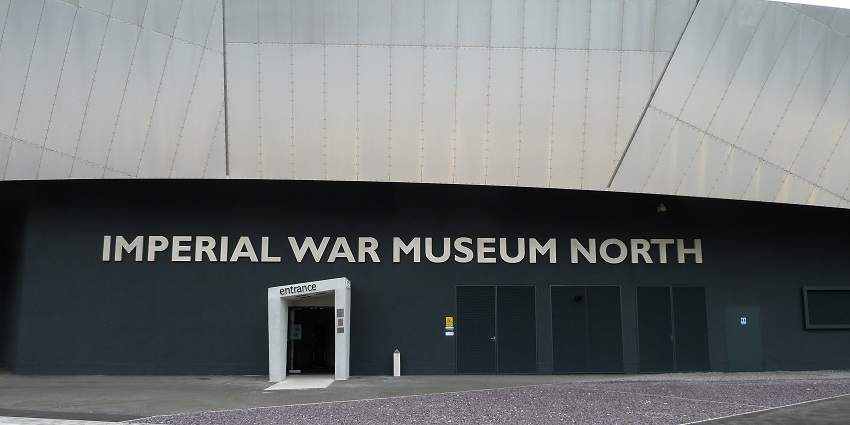 An image of the North Entrance of the museum located in England.
