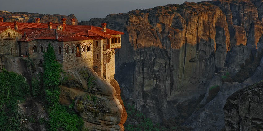 Snapshot of the historic Monasteries in the scenic land of Greece