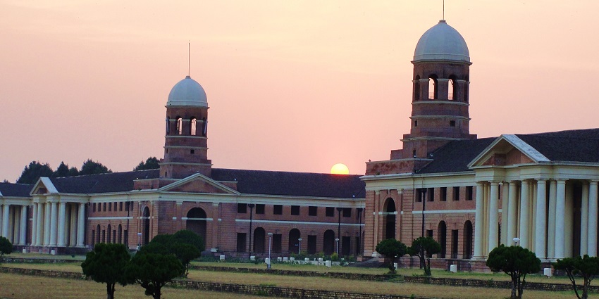 Snapshot of the Imperial Forest Research Institute in Dehradun, Uttarakhand