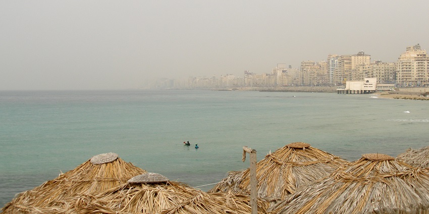 Snapshot of the beautiful ancient city of Alexandria near the Karnak Temple