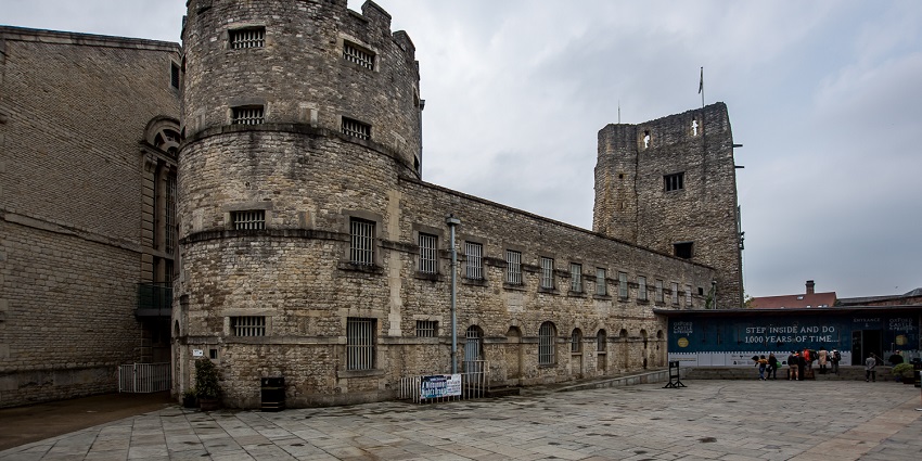 An image of Oxford Castle & Prison, a popular place to visit near Ashmolean Museum