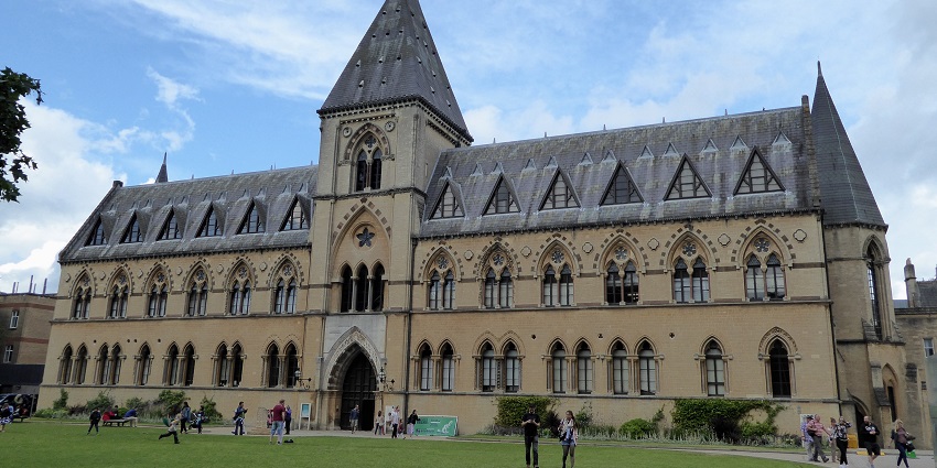 An image of the Oxford University Museum of Natural History located in Oxford