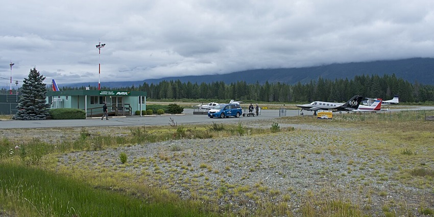 An image of the interior of an airport, which looks similar to that of Pahrump Valley Airport
