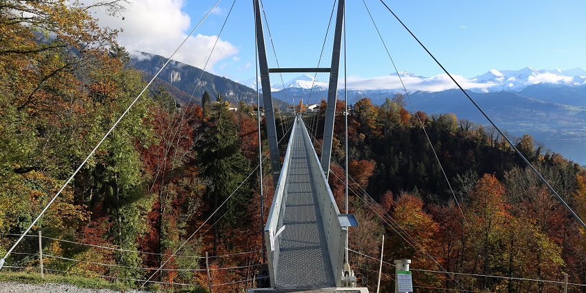 Panoramabrücke Sigriswil is one of the amazing places to visit in Interlaken.
