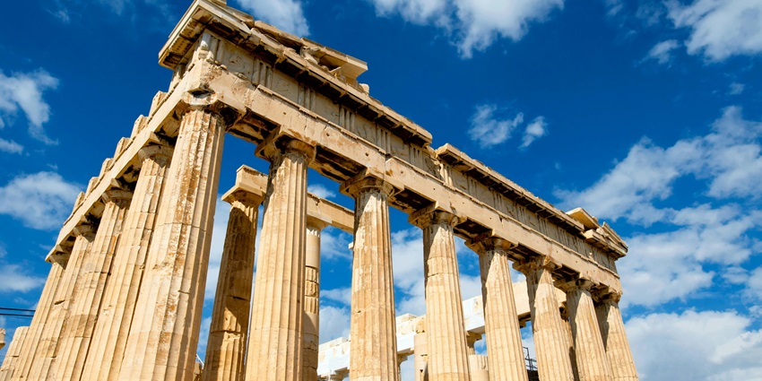 Image of the Low Angle Photograph of the Parthenon during Daytime