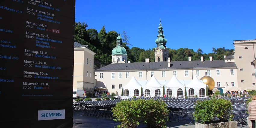 A picture of the grand Salzburg Festival, a cultural highlight.