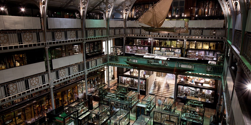 An image of the Pitt Rivers Museum, a famous place to visit near Ashmolean Museum