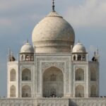 An enchanting view of the Taj Mahal.