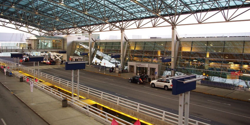 An image of the Portland International Airport, a very famous airport in Oregon