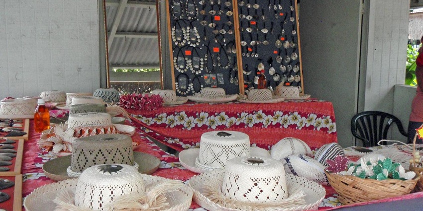 Vibrant market in Avarua offering local produce and crafts.