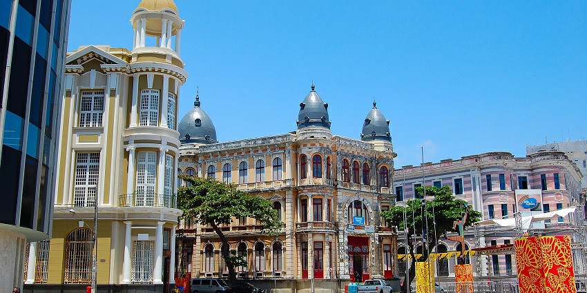 Attend the New Year's celebrations at Recife, a place to visit in Brazil.
