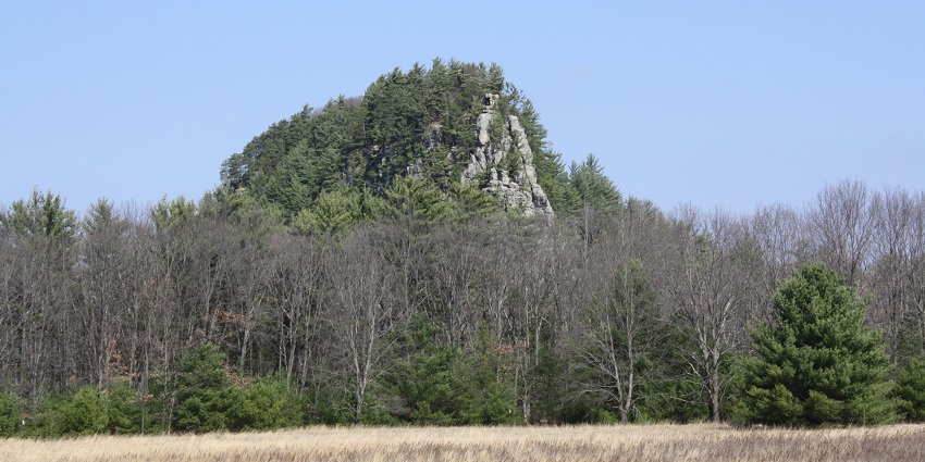 An image showing a view of the Roche-A-Cri State Park, a popular tourist destination near Ed Gein Museum.