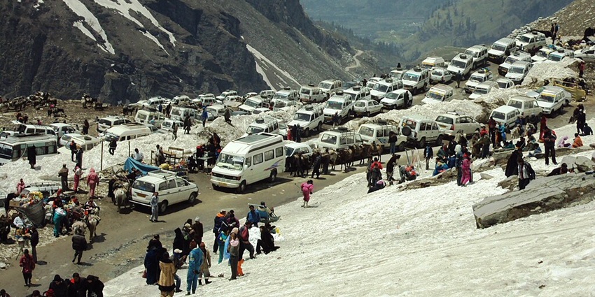 High-altitude mountain pass known for snow, views, and adventure.