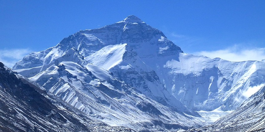 Snapshot of the beautiful Chomoranma Rongbuk Tibet