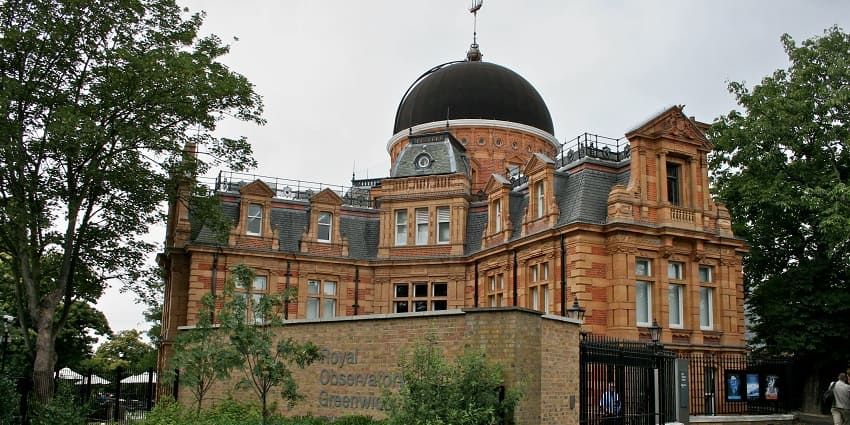 Image of the front view of Royal Observatory, a tourist attraction near the National Maritime Museum