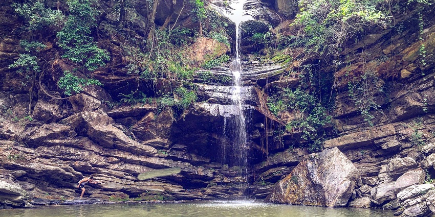 Rudradhari Waterfall is one of the amazing places to visit In Kausani.
