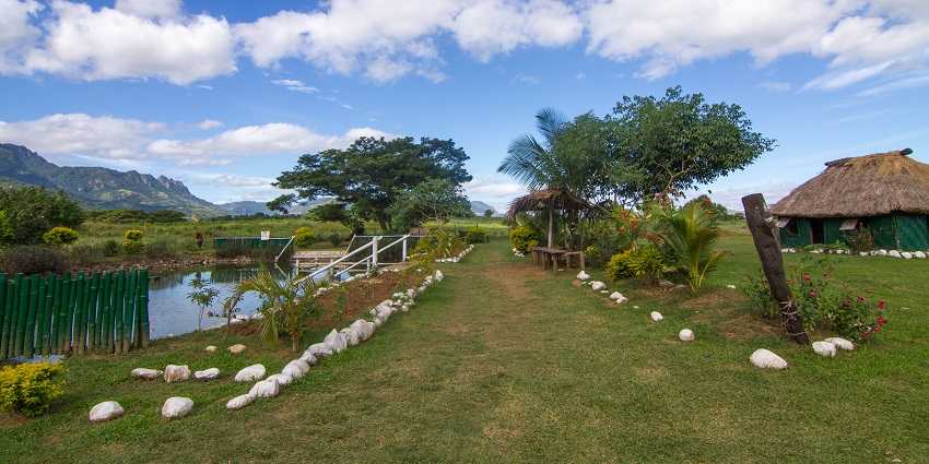 A beautiful place that is well maintained and consists of hot springs and a few huts