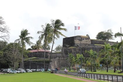 An image of Saint Louis Fort Pondicherry, showing its colonial architecture and scenic surroundings.