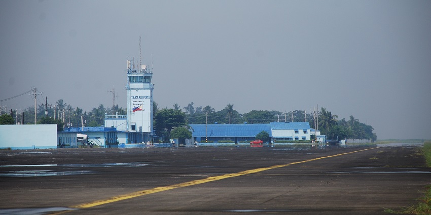 Advanced air base supporting military operations and training activities