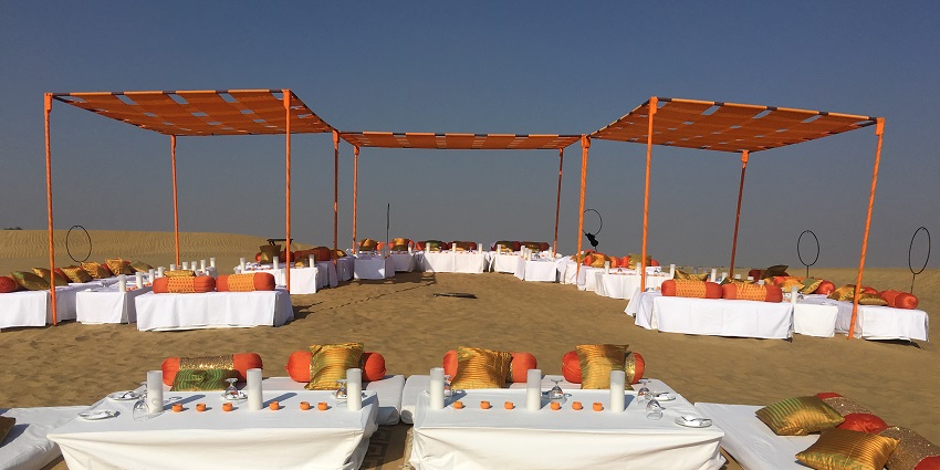 Stunning desert dunes are among the best places to visit as per the Jaisalmer travel guide.