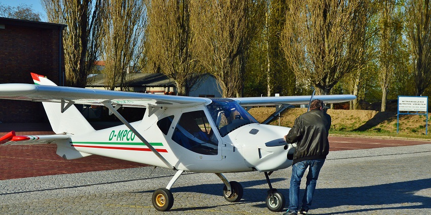 Airfield catering to private aviation and charters.
