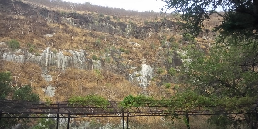 Saptakunda Waterfalls is a hidden architectural marvel in Aurangabad, Maharashtra