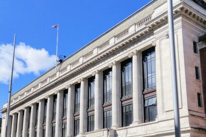 An image showing the information centre of the Science Museum London, a landmark attraction.