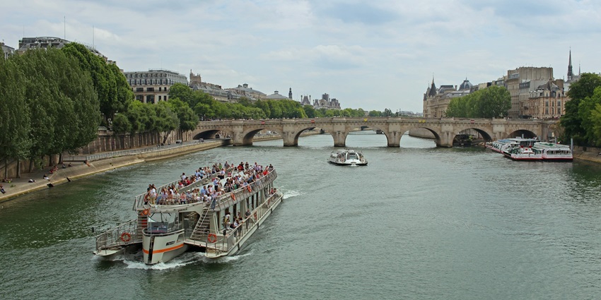See iconic landmarks from the water on a scenic Seine River Cruise in Paris, France.