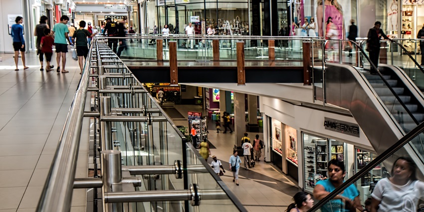 An image of Sentrum Mall, which is a trendy place for shopping and fun for people of all ages.