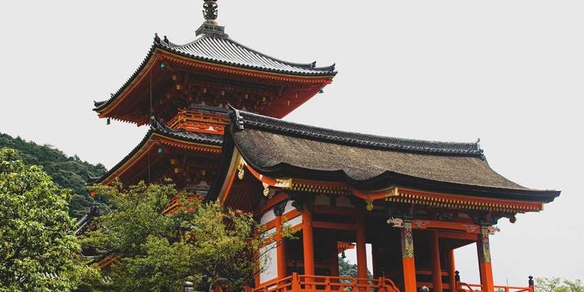 Snapshot of the beautiful Pagoda Temple in the Henan region of China