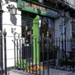 An image showing the entrance of The Sherlock Holmes Museum, a popular tourist spot.