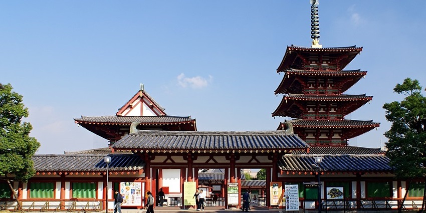 Ancient Buddhist temple with serene gardens and cultural significance