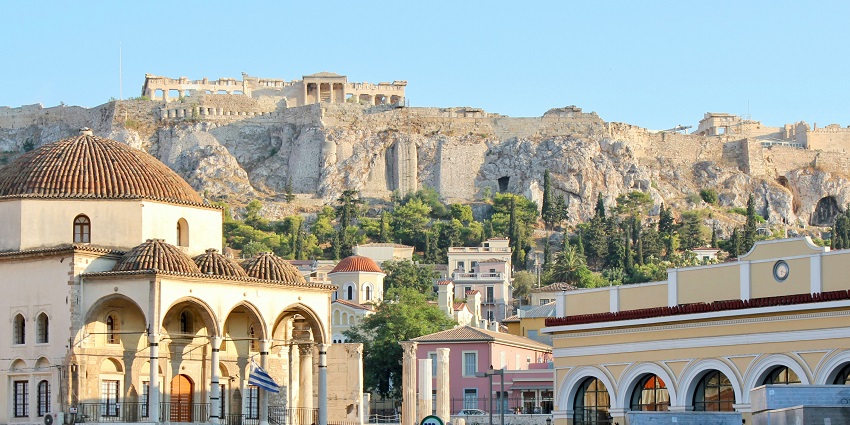 Shopping at the Monastiraki Flea Market is one of the best things to do in Athens, Greece.