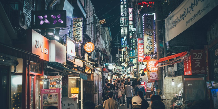 Myeongdong Street is a bustling shopping district and is among the best things to do in Seoul.