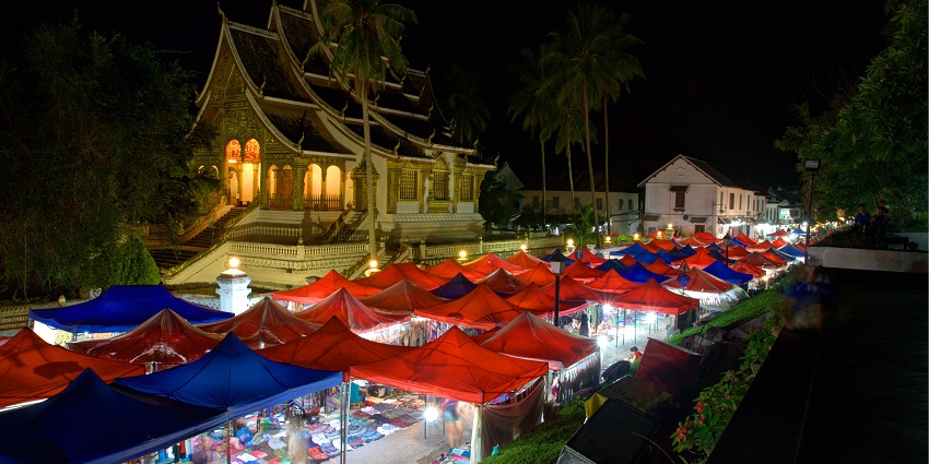 The Night Market in Luang Prabang is an amazing place you can visit for a good time.
