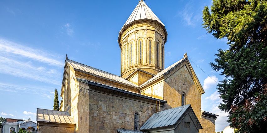 Historic church with beautiful frescoes and religious significance in Tbilisi, showcased in the Tbilisi travel guide